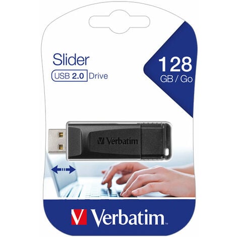 Verbatim USB 2.0 Stick 128GB, Slider