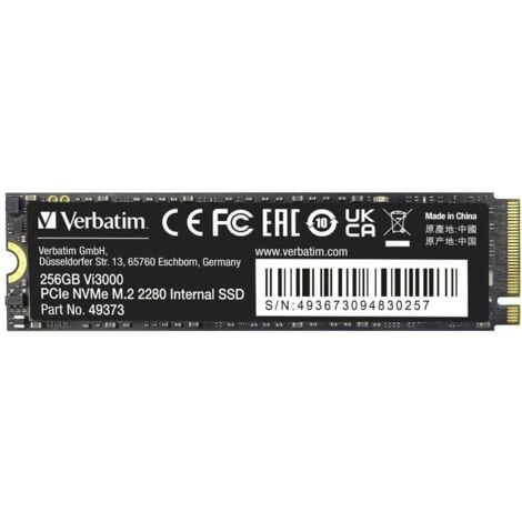 Verbatim Store 'n' Go Mini 512 GB Disque dur externe SSD 2,5 USB 3.2 (1è  gén.) (USB 3.0) noir 53236