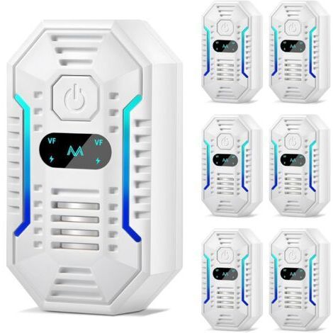 Verbesserte Ultraschall-Mausefalle für den Innenbereich, 7-teiliges Nagerabwehrset für den Innenbereich, elektrische Mausefalle fürs Schlafzimmer