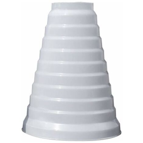 Verbesserter universeller Reduzierer, dicker für Belüftungssysteme mit 80/200 mm Durchmesser, runder PVC-Rohrreduzierer, verwendet mit Klimaanlagen für Kanäle und Abluftventilatoren (8–20 cm)