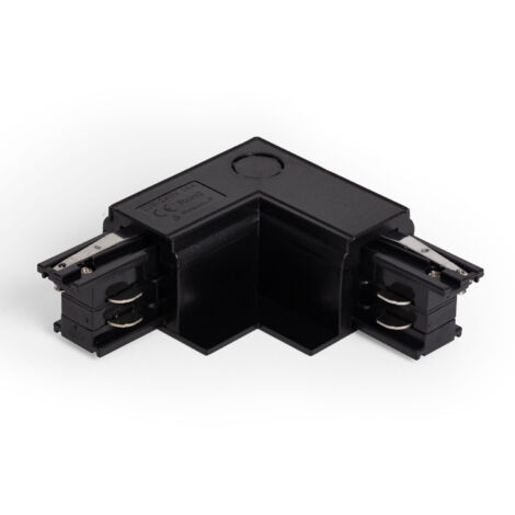 Verbinder 'Right Side' Typ L für 3-Phasenstromschiene Unterputz/ Einbau Aluminium Schwarz