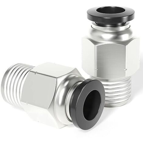 Verbindungsstecker aus Kupfer, 8 mm Außendurchmesser x 3/8 BSP PC8-03 (10er-Pack)
