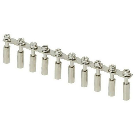 Verbindungssteg Klemmbrücke mit Schrauben für 10mm² Reihenklemme FBRI 10-fach
