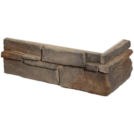 AMMONIT KERAMIK Verblender Ecke Averno grau-braun Verblender & Riemchen