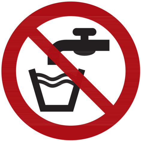 Verbotszeichen Kein Trinkwasser, Typ: 04100