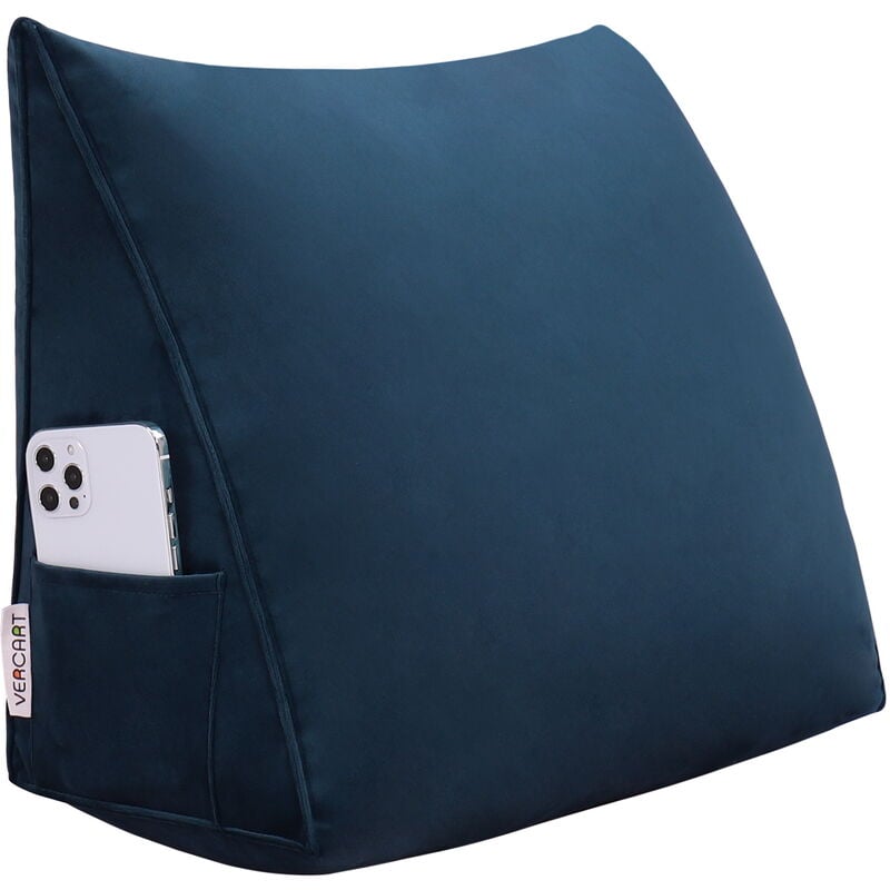 Vercart - Coussin de Lecture Compensé pour les Enfants, Triangulaire Coussin à Coins, Traversin Tête de lit Support Arrière, Oreiller Cervical