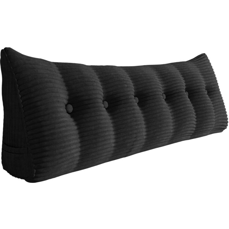 Vercart - Coussin de Lecture, Oreiller Traversin Soutien Dorsal, Triangulaire Coussin à Coins, Gros Coussin Canapé, Coussin tête de Lit Dossier,