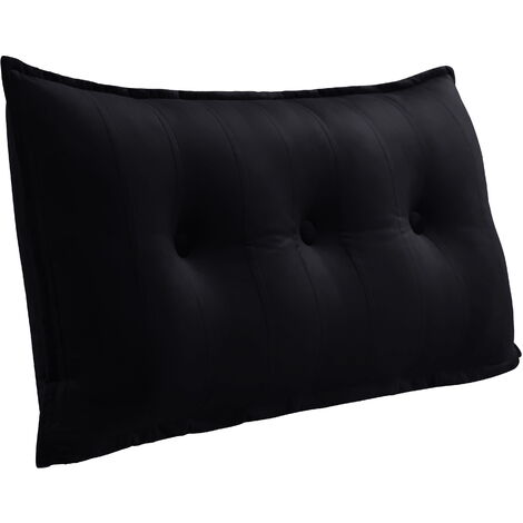Coussin De Lecture Triangulaire Géant Velours Côtelé – Support Dos & Tête De Lit 180x50x20 Cm, Rouge, Confort Lombaire Optimal