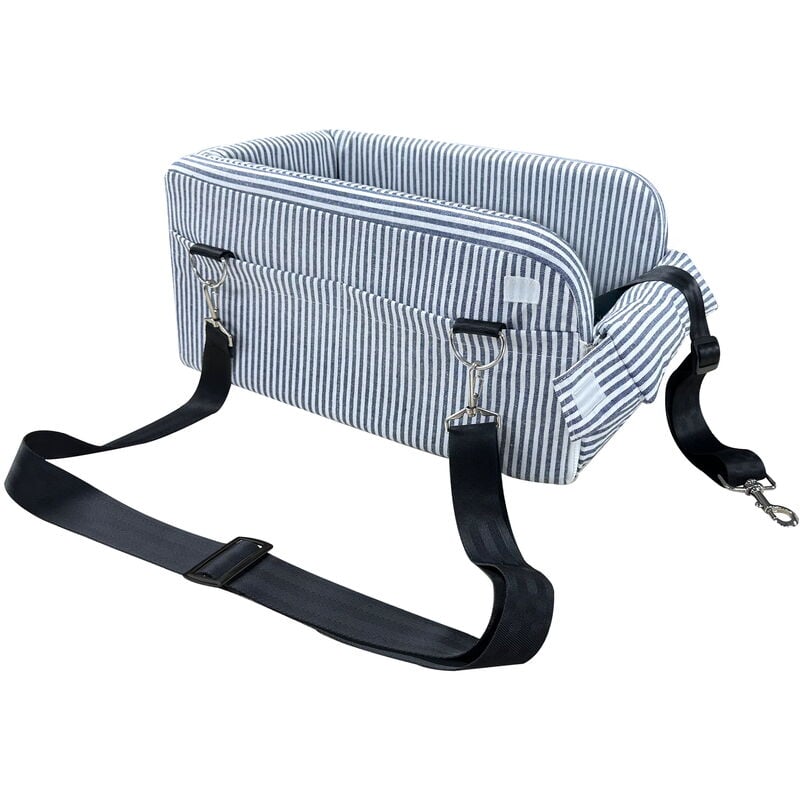 Siège de Voiture pour Chien Portable, Siège de Chien Rembourré Épais, Siège Amovible pour Animaux de Compagnie pour Chiens de Petite et Moyenne