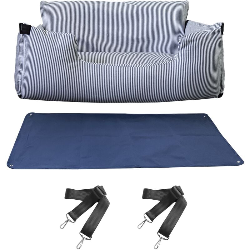 Vercart - Siège auto pour chien, chat, avec Tapis imperméables, Sac de transport pour chien, Siège de voiture pour chien, Housse de Siège pour Chien
