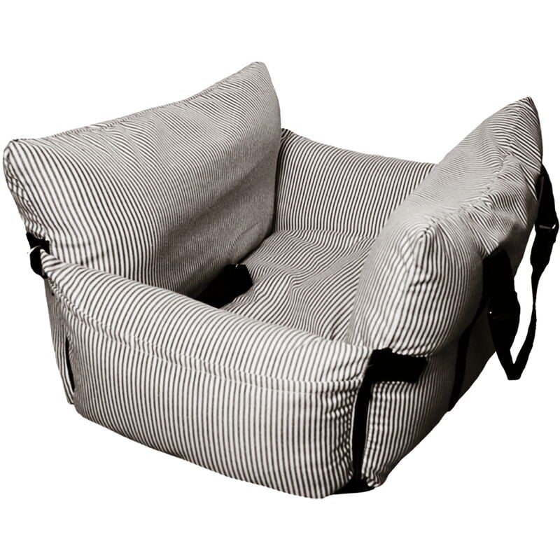 Vercart - Siège de Voiture pour Chien Portable, Siège de Chien Rembourré Épais, Siège Amovible pour Animaux de Compagnie pour Chiens de Petite et