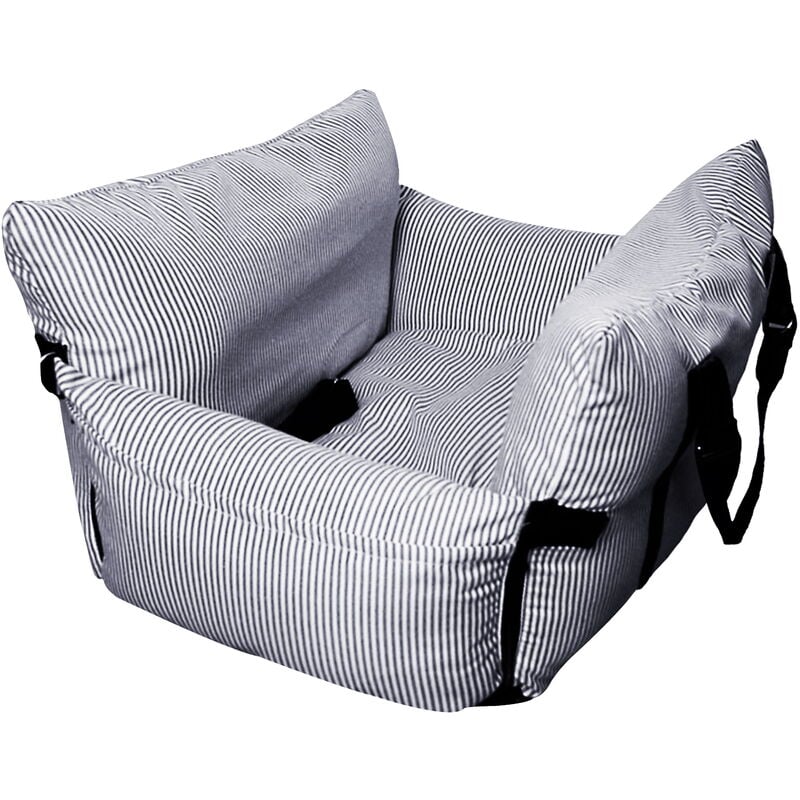 Vercart - Siège de Voiture pour Chien Portable, Siège de Chien Rembourré Épais, Siège Amovible pour Animaux de Compagnie pour Chiens de Petite et