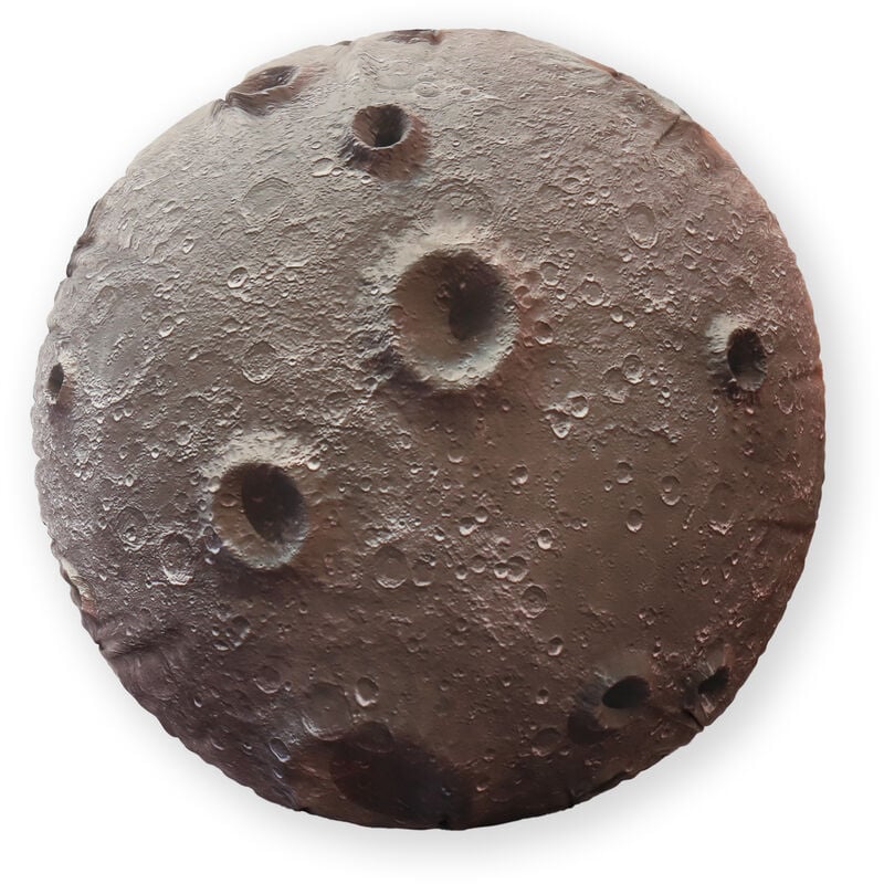 Système Solaire Thème Lune Oreiller Décoratif Science Éducatif Jeu pour Enfants Oreiller Enfants Chambre Sol Oreiller, Noir, 41x41x8cm - Vercart