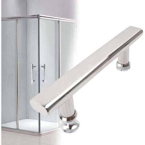 Verchromte Edelstahl-Duschtürgriffe oder -knöpfe für 145 mm Duschkabine
