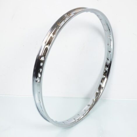 verchromter Felgenring 17 Zoll 1.20x17 36 Speichen für Moped Mofa
