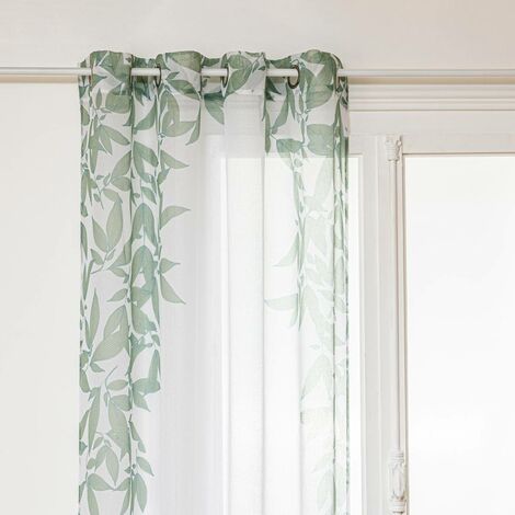 Verde étamine voile 140x240cm - Atmosphera créateur d'intérieur