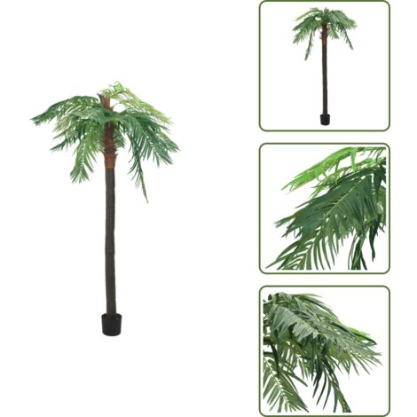Verde - vidaXL Palma di Phoenix Artificiale con Vaso 305 cm Verde - Vaso per pianta