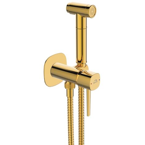Verdeckte Bidetarmatur mit Duschset