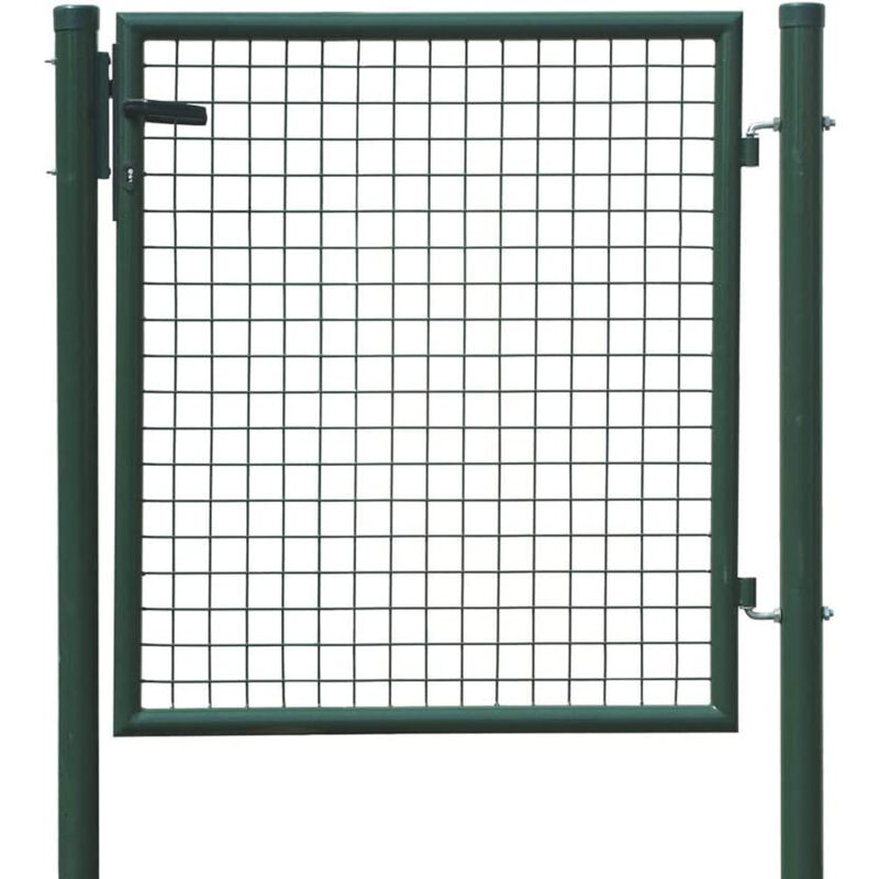 Image of Verdelook - cancelletto cancello da giardino elettrosaldato recinzione in acciaio 100xH150cm
