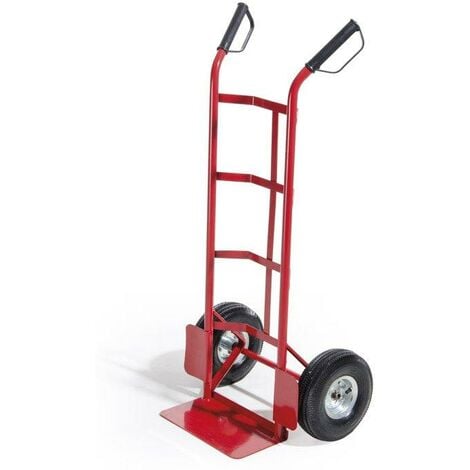 VERDELOOK Carrello portatutto, Portata 150 kg, 110x42x42 cm, Rosso