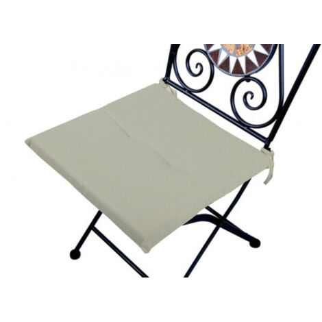 VERDELOOK Cuscino Antimacchia per sedia Beige