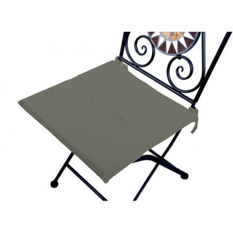 VERDELOOK Cuscino Antimacchia per sedia Grigio