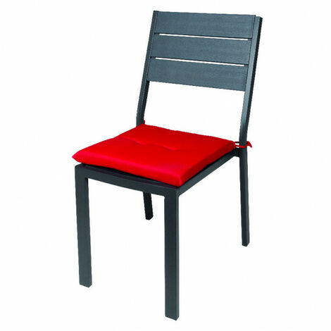 VERDELOOK Cuscino Antimacchia per sedia Rosso