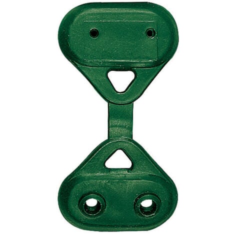 BIACCHI VERDELOOK Gancio fissaggio rete ombra, 5,5x5 cm, verde