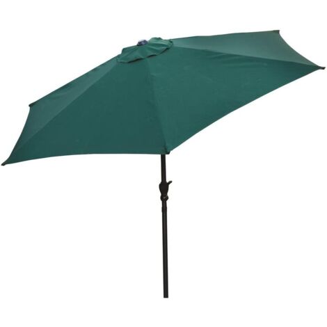 Ombrellone Baveno Ecru 3x3mt Con Carrucola Telo In Poliestere 240gr