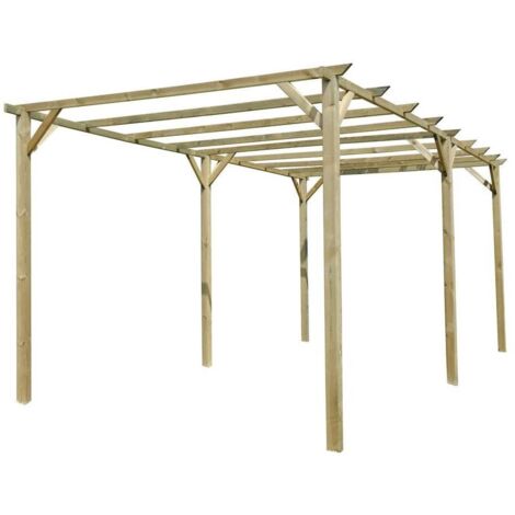 Verdelook Pergola aus Holz 3 x 6 Meter