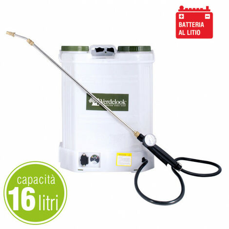 Pompa Elettrica a batteria 10 Lt komiprotect 5,5 BAR ultra LEGGERA  nebulizzatore professionale a batteria al litio : : Fai da te