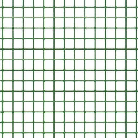VERDELOOK Rete Metallica Multiuso plastificata Plastiquadra per recinzioni 0.5x5 m