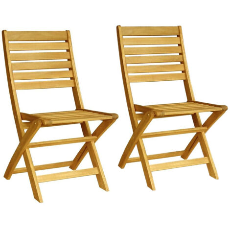 VERDELOOK Sedia Pieghevole Legno Garden