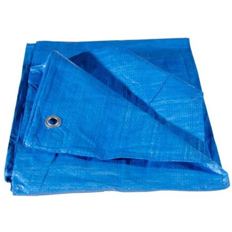 Verdelook Telo Occhiellato Multiuso - Blu o Verde - 3x5 m