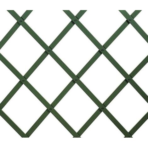 VERDELOOK Traliccio Estensibile Plastica 100x100 Verde
