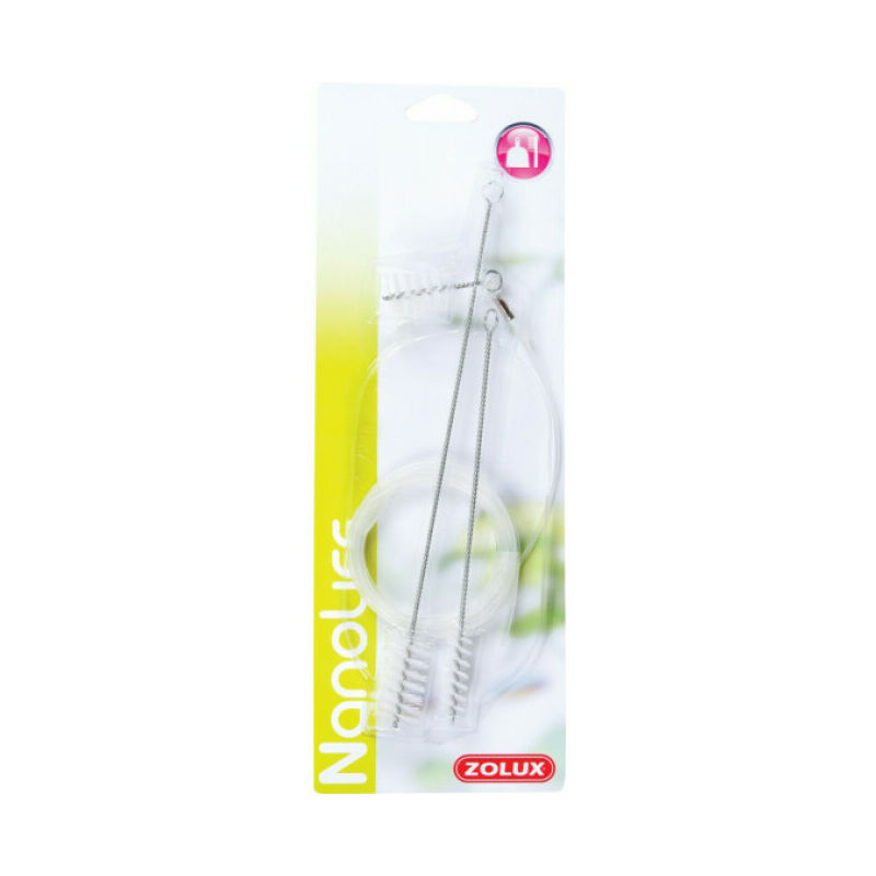Set de 3 brosses de nettoyage pour aquarium - Zolux