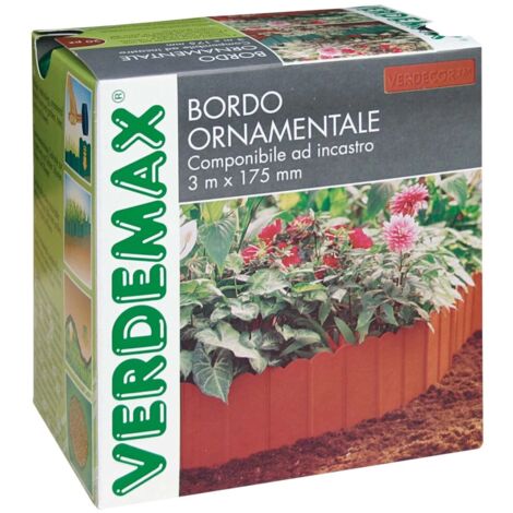 VERDEMAX BORDO ORNAMENTALE 15 X 17.5 CM TERRACOTTA