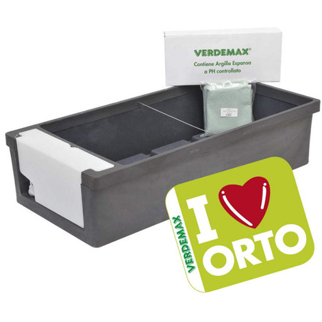 Kit Vaso Orto Terrazzo con riserva d'acqua - Verdemax