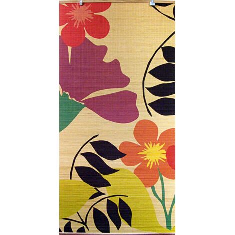 VERDEMAX - TAPPARELLA IN MIDOLLINO CON FIORI CM 100X160