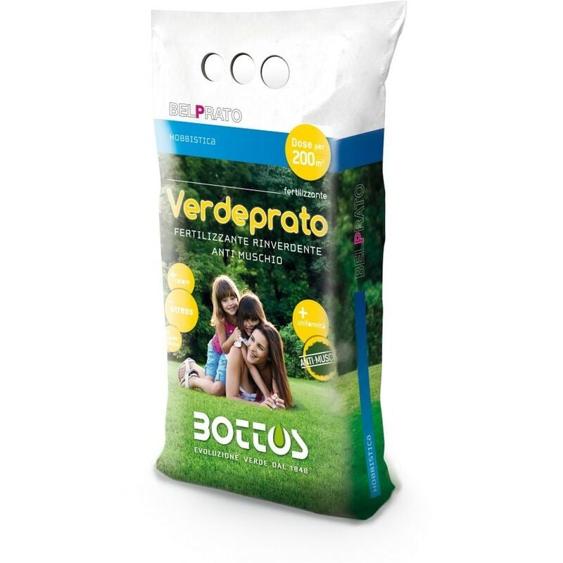 

Verdeprato 11-0-0 + 6 Fe - Fertilizante para el jardín de 5 kg