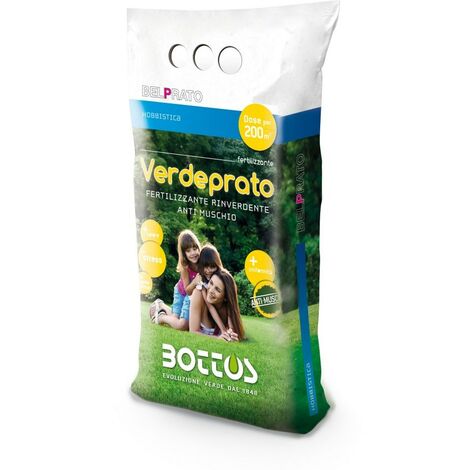 Verdeprato 11-0-0 + 6 Fe - Fertilizante para el jardín de 5 kg