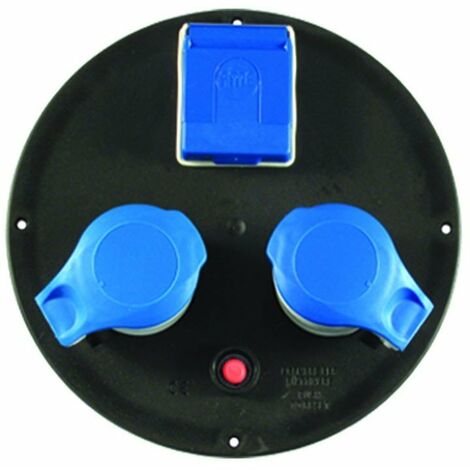 Verdrahtete Ersatzscheibe Ø 205 mm für Kabeltrommel mit CEE und Schuko 01913