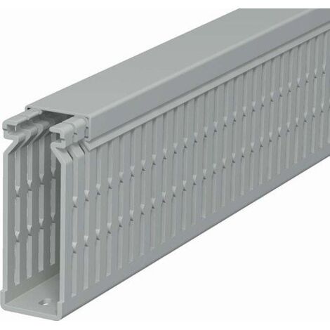 Verdrahtungskanal LK4/N 80025 Länge 2000mm, steingrau, VPE 32 Meter