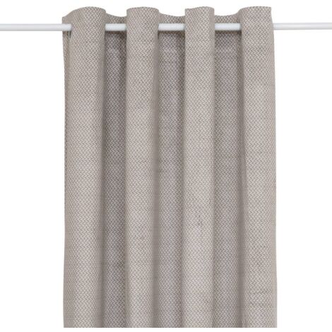 Verdunkelnder Vorhang mit Samteffekt Yupi Leinen 135x260cm - Atmosphera créateur d'intérieur