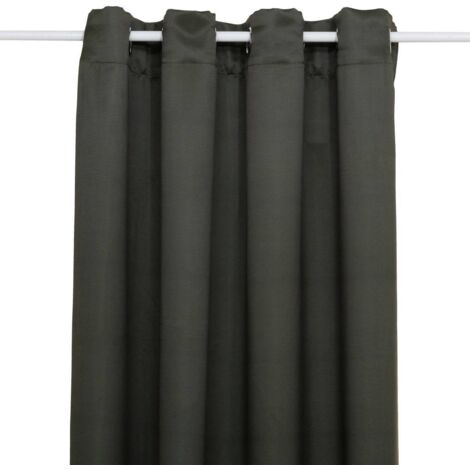 Verdunkelnder Vorhang Odelie khakigrün 135x240cm - Atmosphera créateur d'intérieur