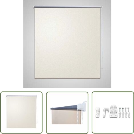 Verdunkelungsrollo 100 x 230 cm weiß - Verdunkelung Rollo - Fensterrollo - Raffstore - Tageslichtblockierer - Raumgestaltung
