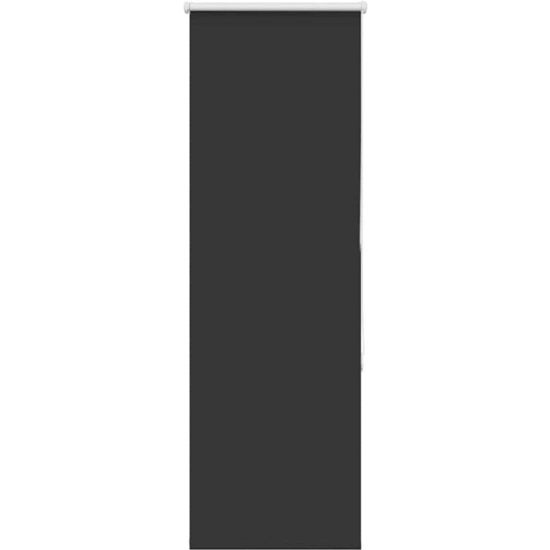Verdunkelungsrollo Schwarz 55x130 Cm Stoffbreite 50, 7 Cm Vidaxl
