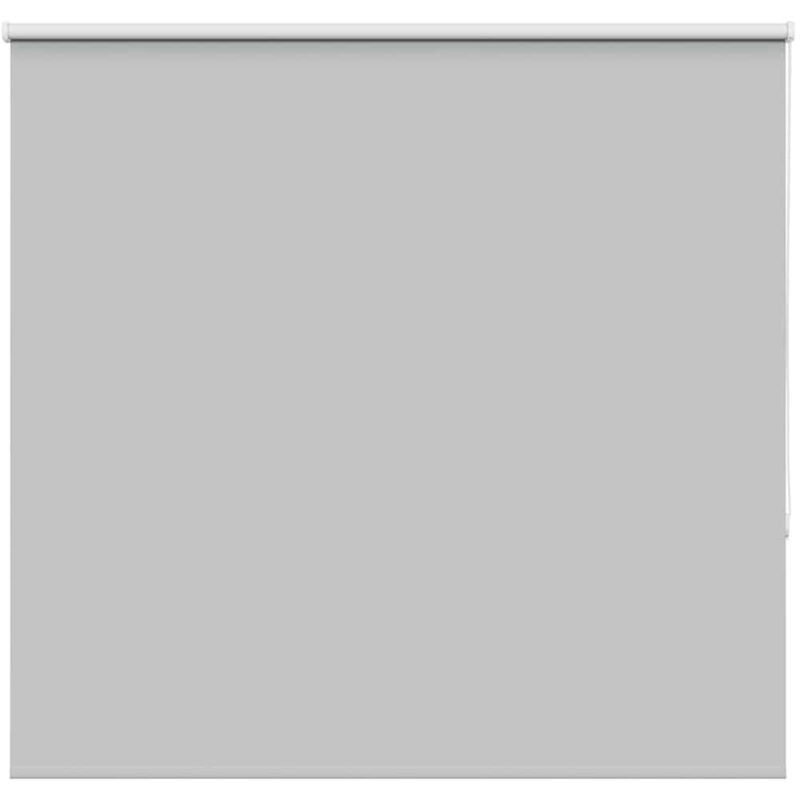 Verdunkelungsrollo Hellgrau 145x130cm Stoffbreite 141, 6cm Vidaxl