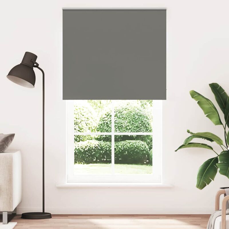 Verdunkelungsrollo Grau 140x230cm Stoffbreite 136, 6cm Polyester Vidaxl