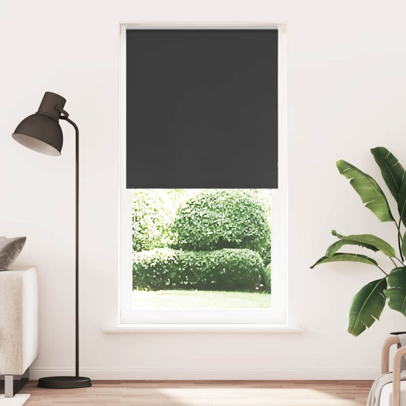 Verdunkelungsrollo Schwarz 95x210 Cm Stoffbreite 90, 7 Cm Vidaxl